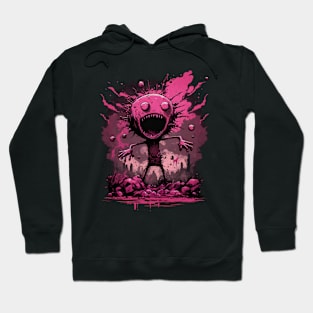 Screaming Pink Teenager Hoodie